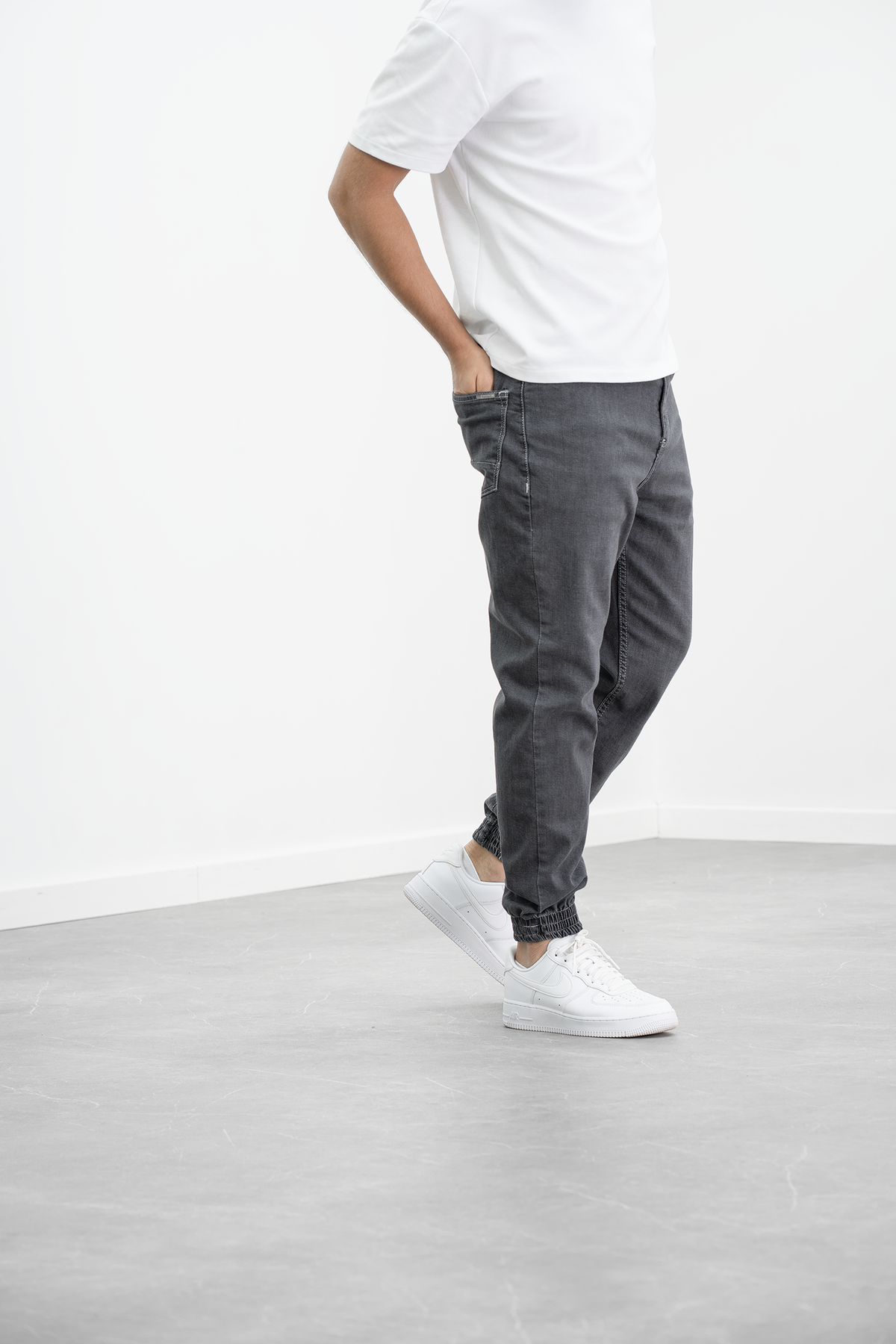 ELVI - Jogpant Denim
