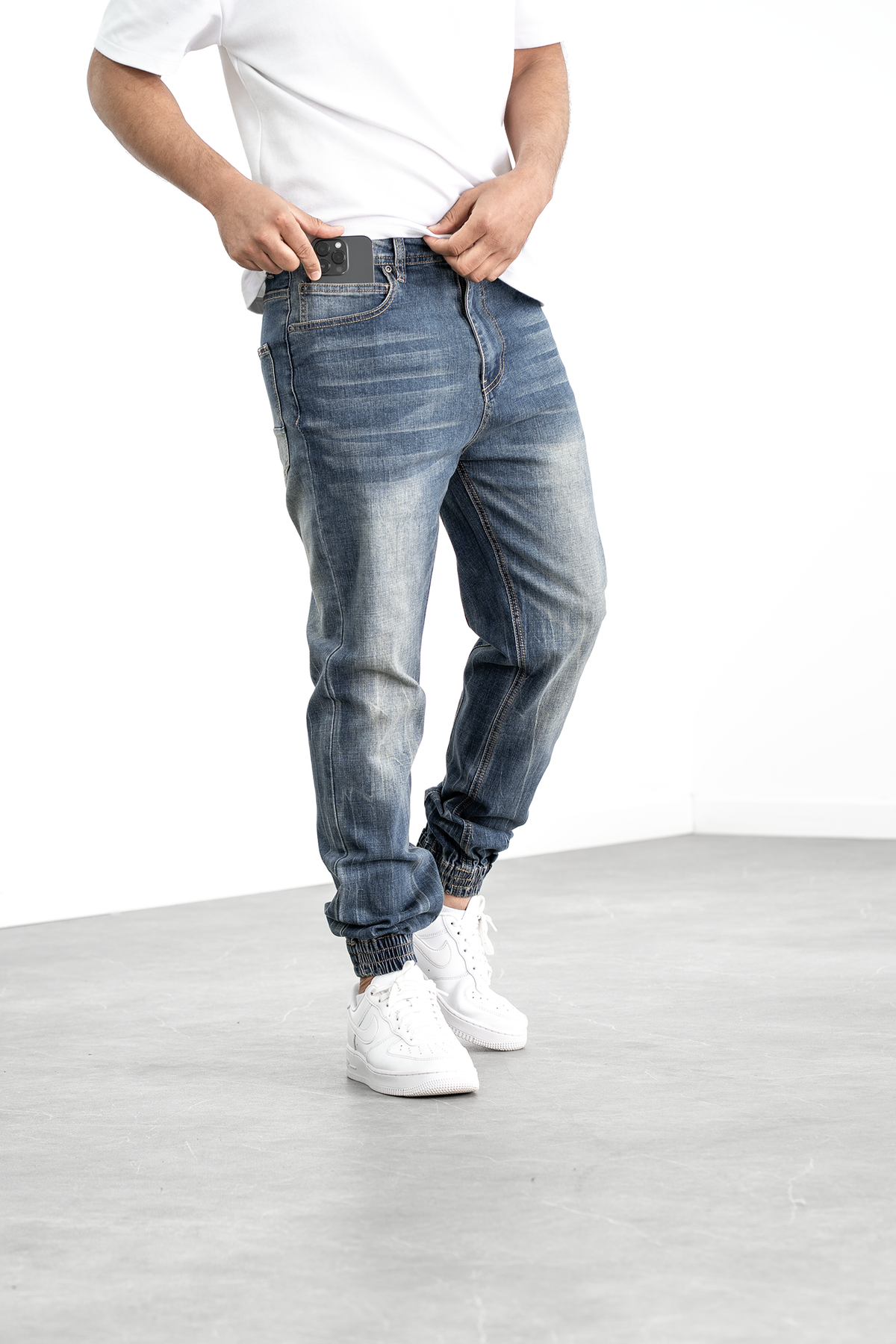 DUNEO – Jogpant denim