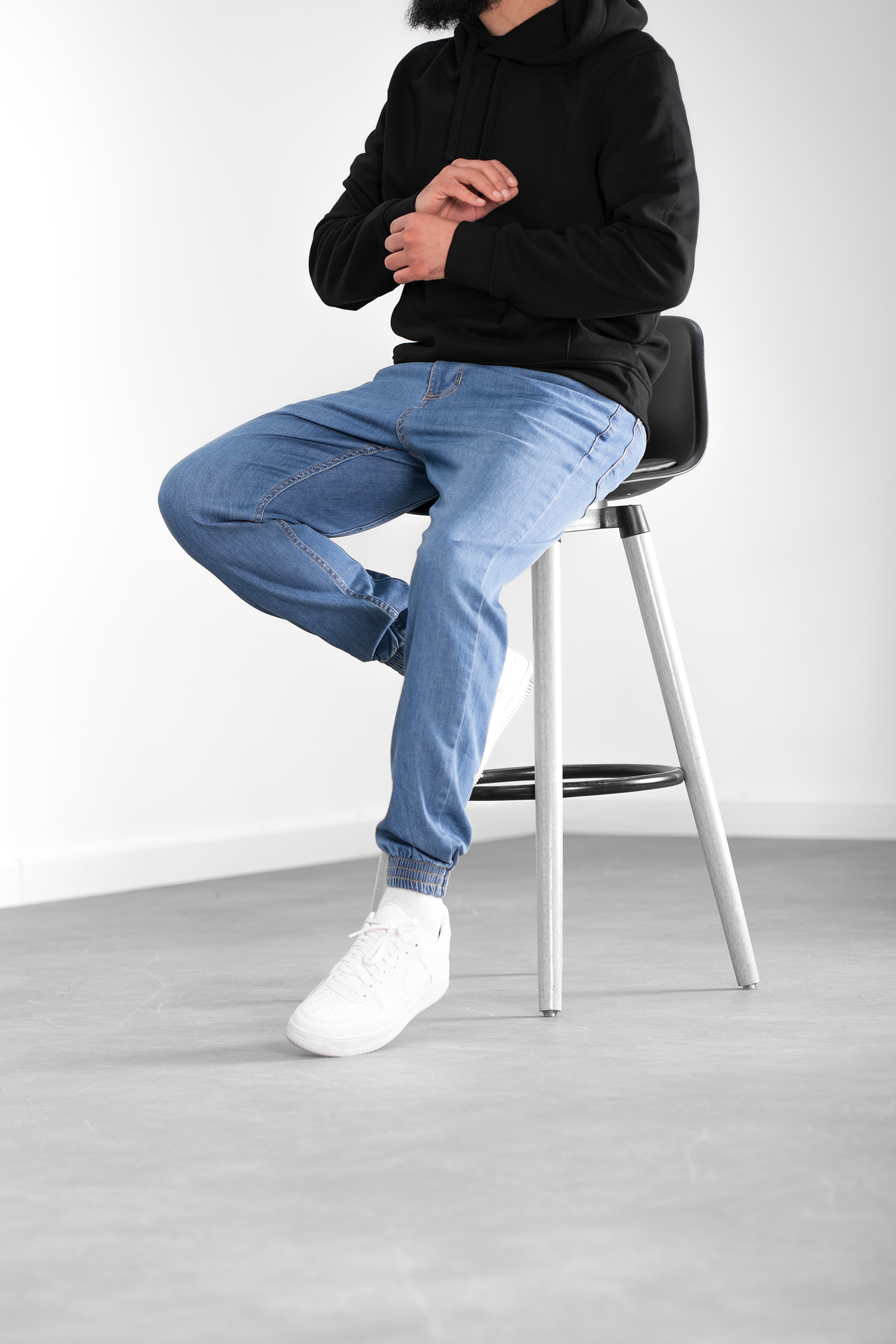 MIST – Jogpant Denim Stoned - double stone