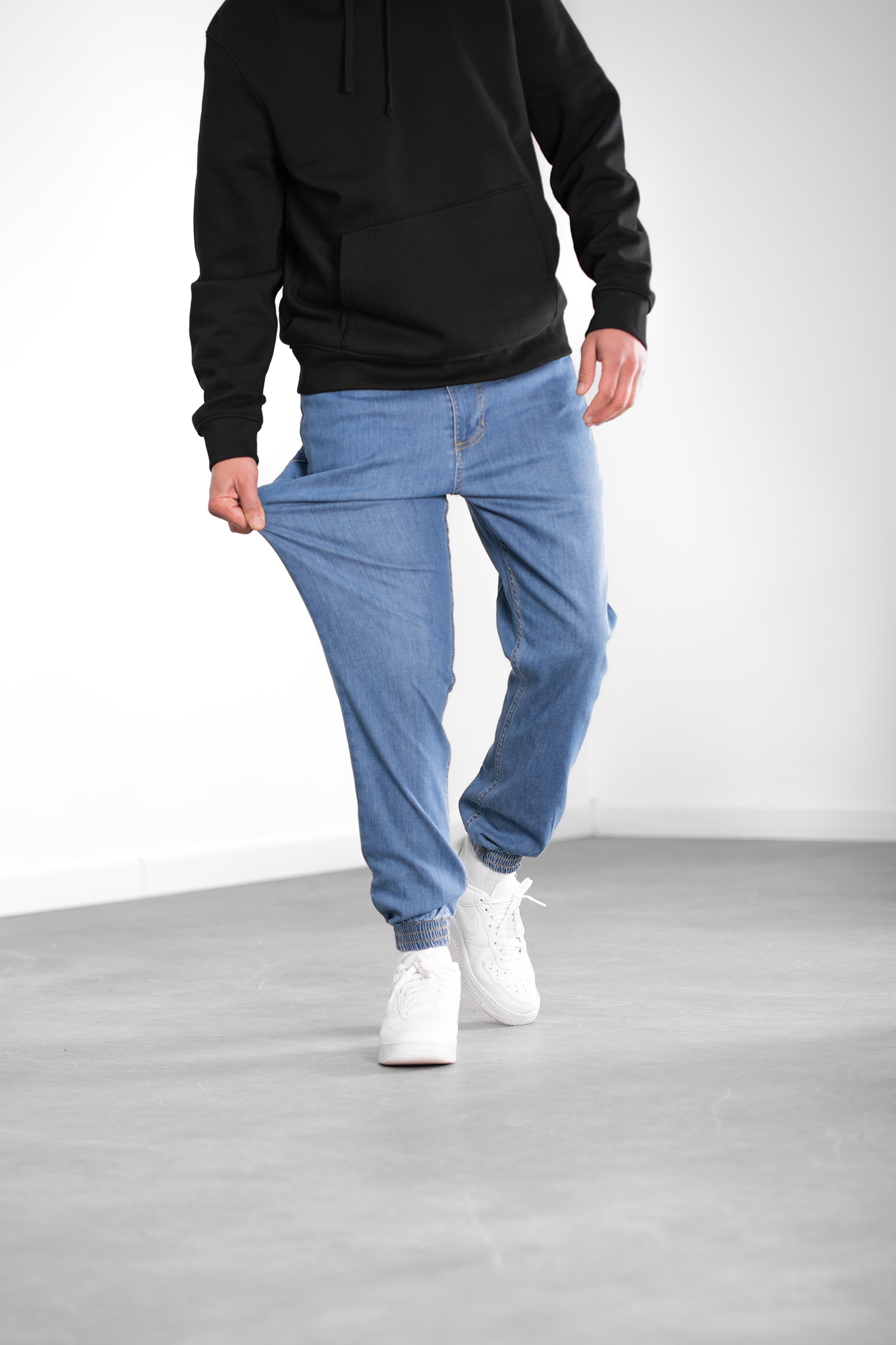 MIST – Jogpant Denim Stoned - Double stone