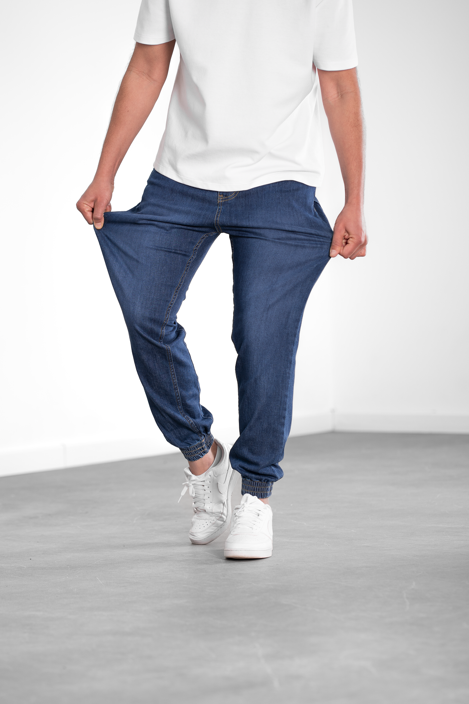 MIST – Jogpant Denim Stoned - stone