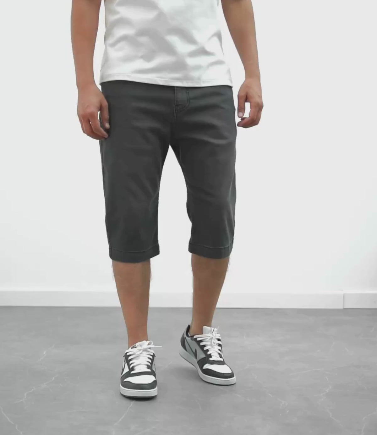 MIRO – Bermuda Long Denim - Noir