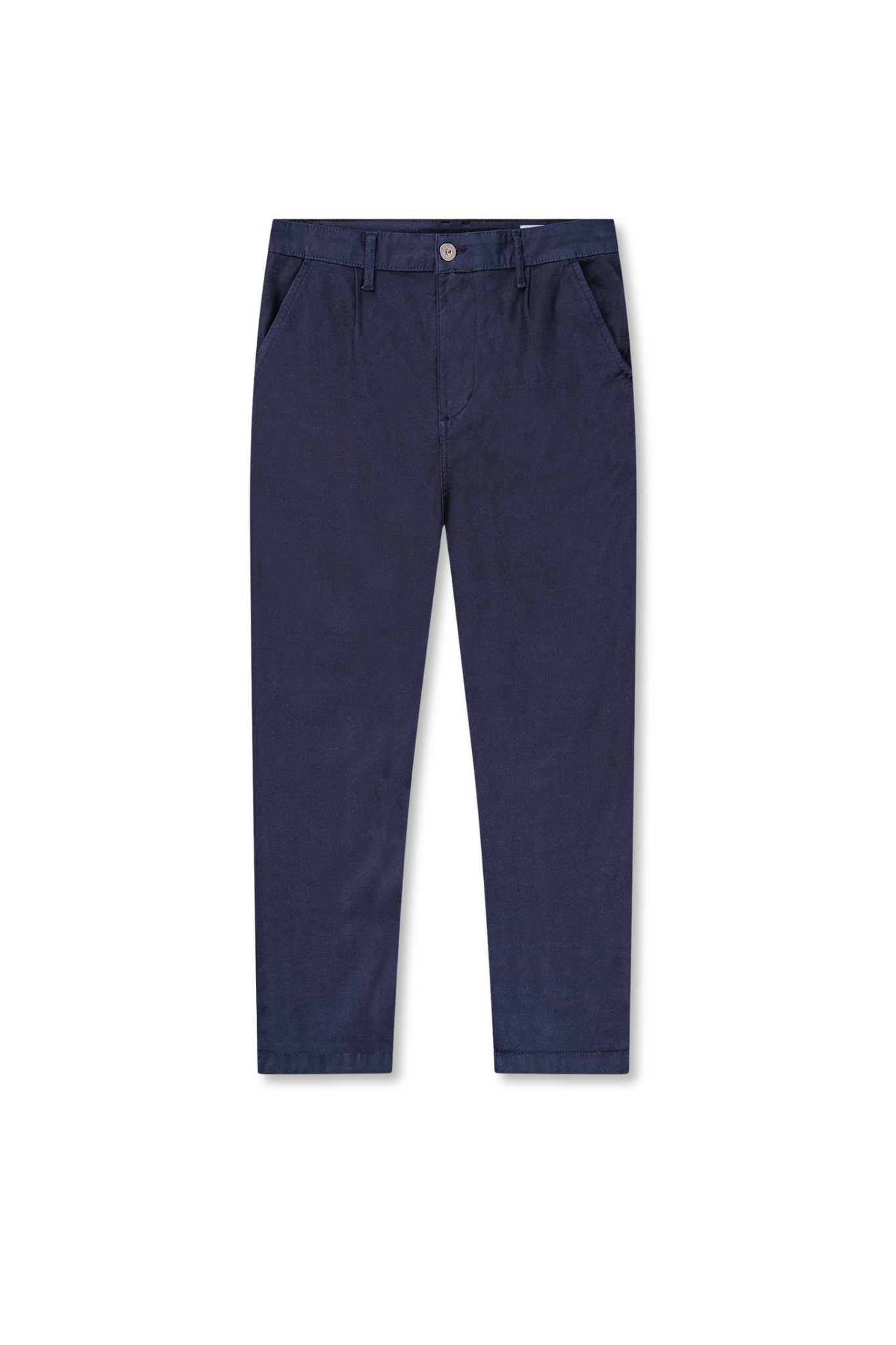 Pantalon homme piqué à pinces - marine